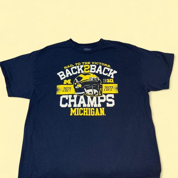 Blue84 Michigan Wolverines Champs T Shirt Size XL - Picture 1 of 4